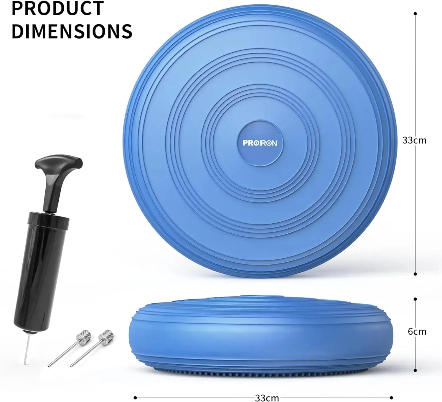 Inflatable Wobble Cushion Balance Board