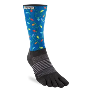 Injinji Spectrum Womens Trail Midweight Crew Running Socks