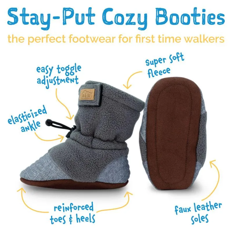 Jan & Jul Stay-Put Cozy Booties - Hearts