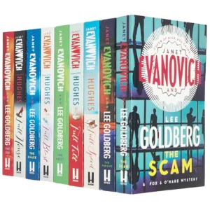 Janet Evanovich 9 Books Collection Set (Scam, Pursuit, Full Speed, Full Tilt, Heist, Full Blast, Chase, Full House, Job)