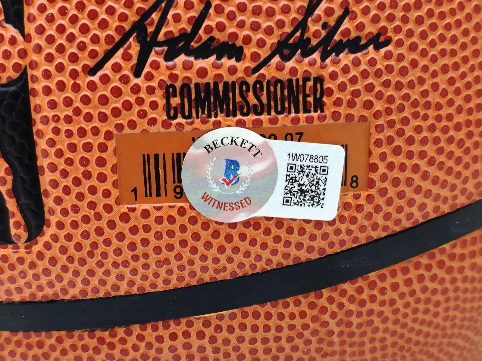 KEVIN DURANT AUTOGRAPHED AUTHENTIC SERIES IO BASKETBALL SUNS BECKETT 224376