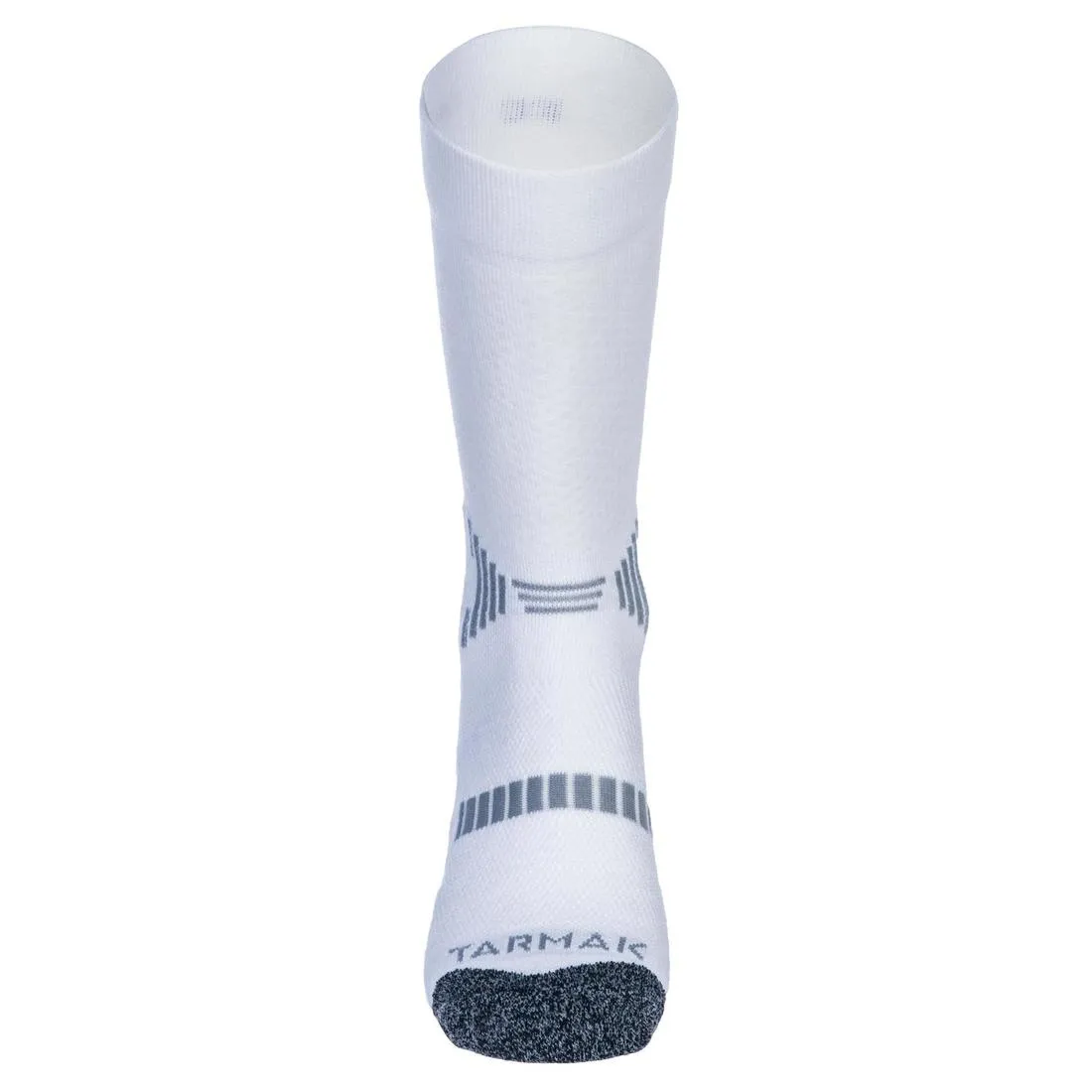 Kids' Mid-Rise Intermediate Basketball Socks Twin-Pack - White
