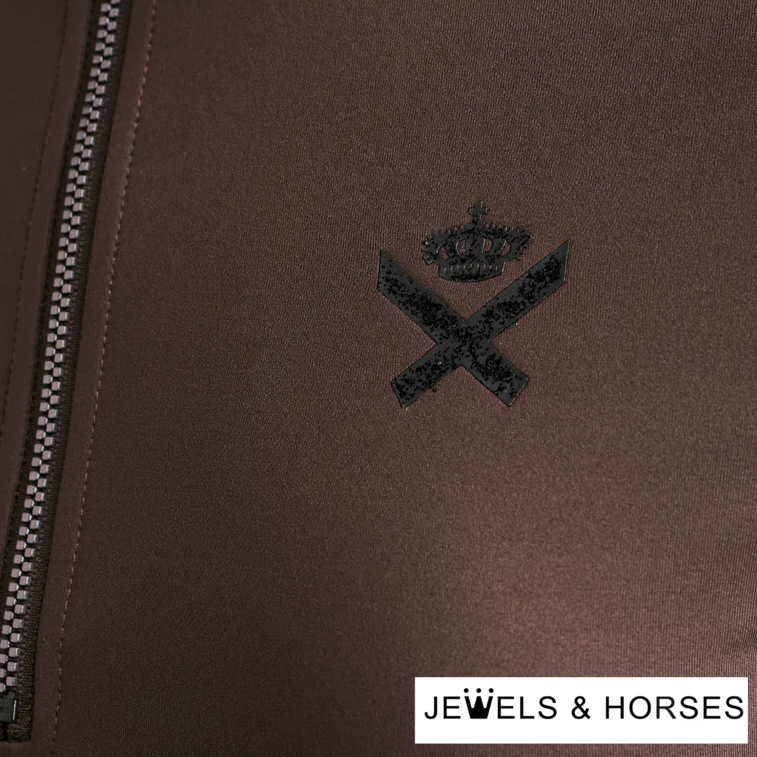 Kingsland KL Aisla Ladies 1/2 Zip Training Shirt - Brown Chocolate