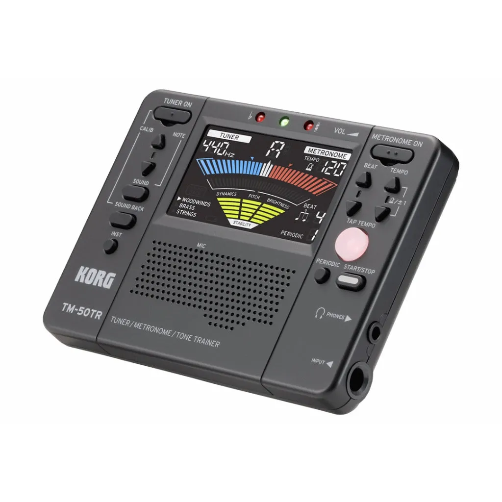 Korg Tuner Metronome Tone Trainer Black