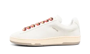 Lanvin Suede Curb Lite Sneakers Bianco