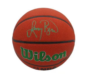 Larry Bird Signed Boston Celtics Wilson Indoor/Outdoor Celtic Logo Basketball