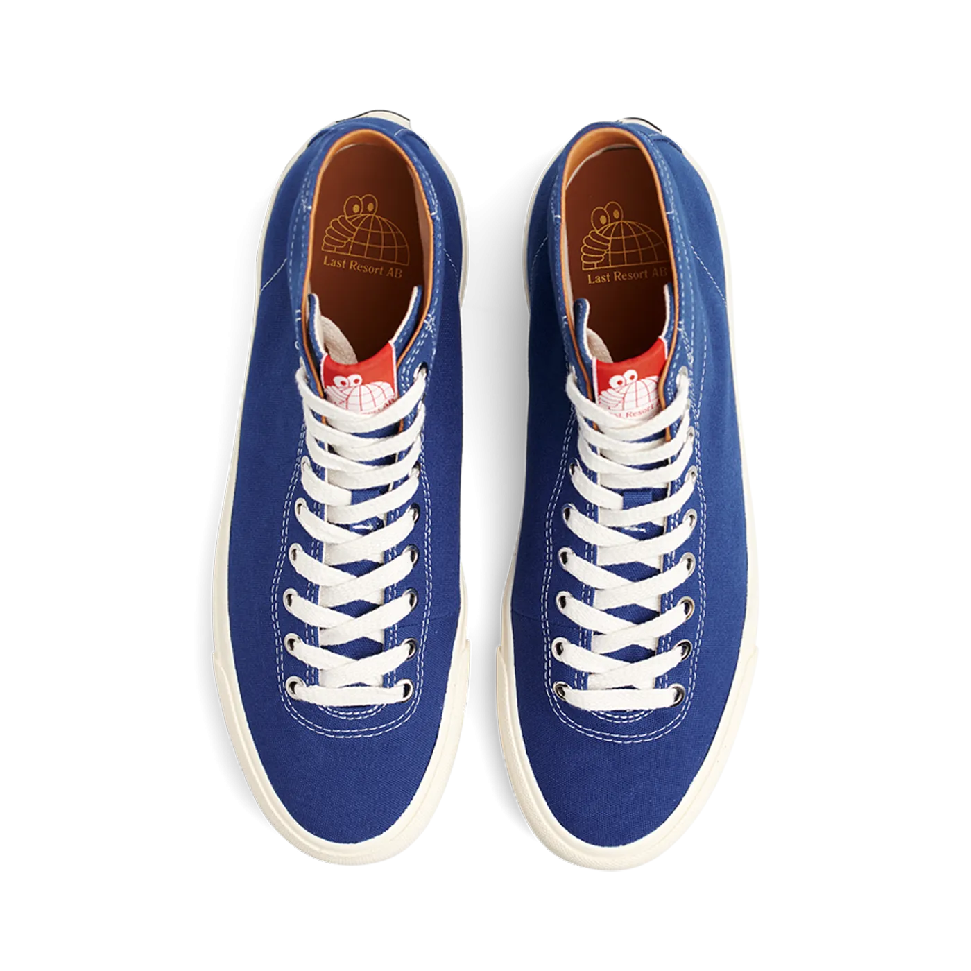 Last Resort AB VM001 Canvas Hi Vegan Skate Shoes - True Blue / White