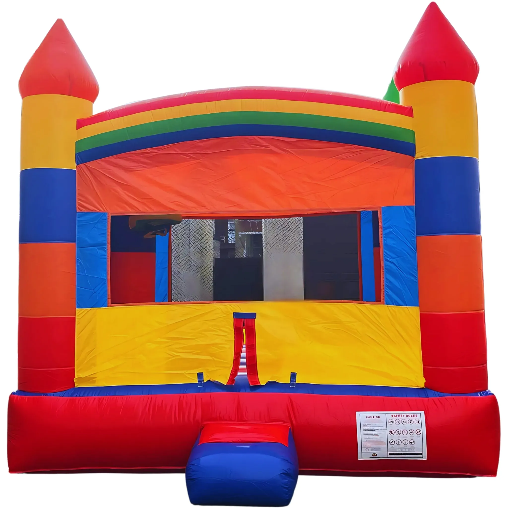 Lightweight Rainbow Bounce House