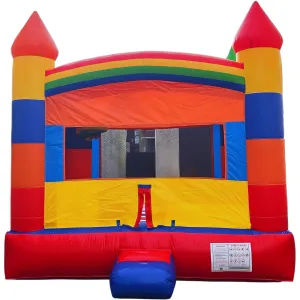 Lightweight Rainbow Bounce House