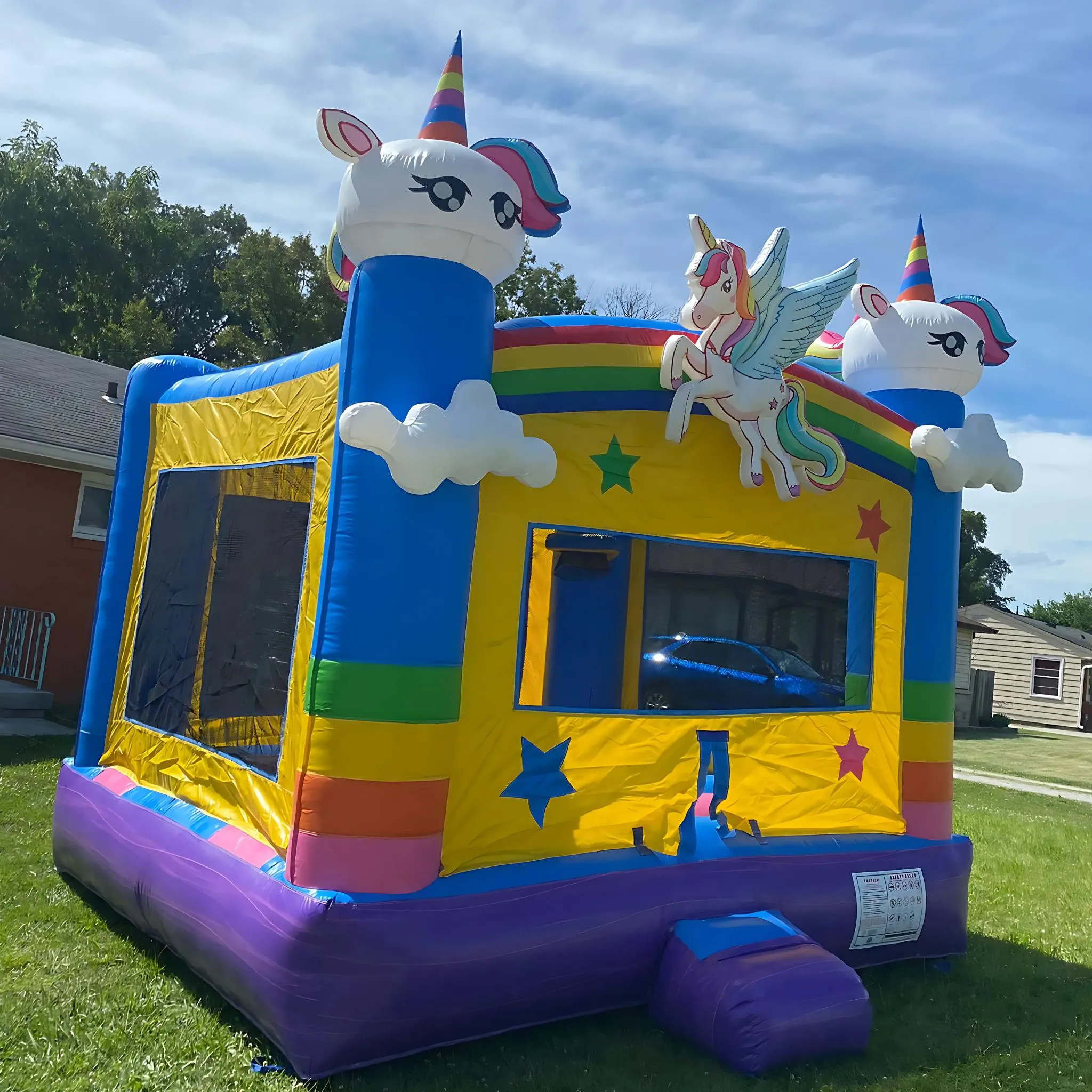 Lightweight Unicorn Bounce House