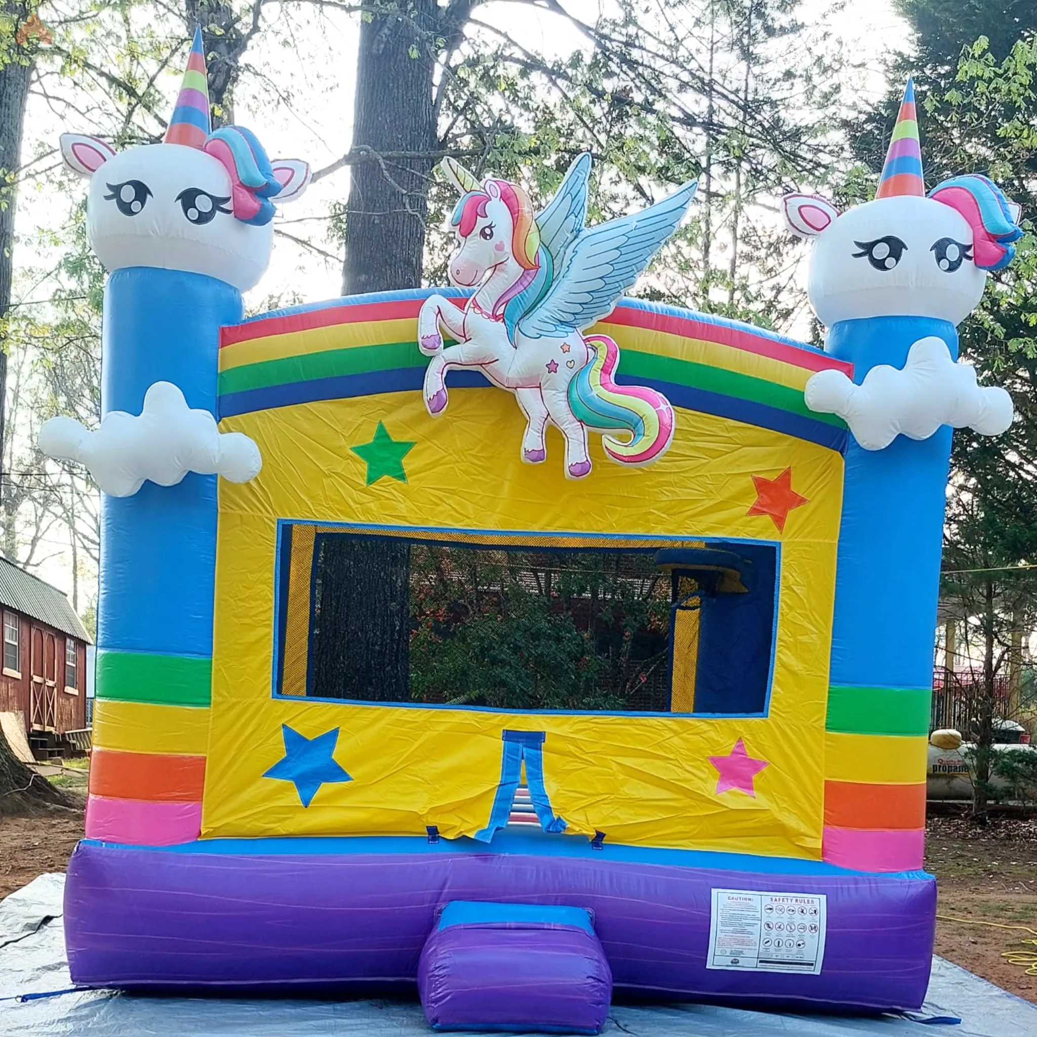Lightweight Unicorn Bounce House