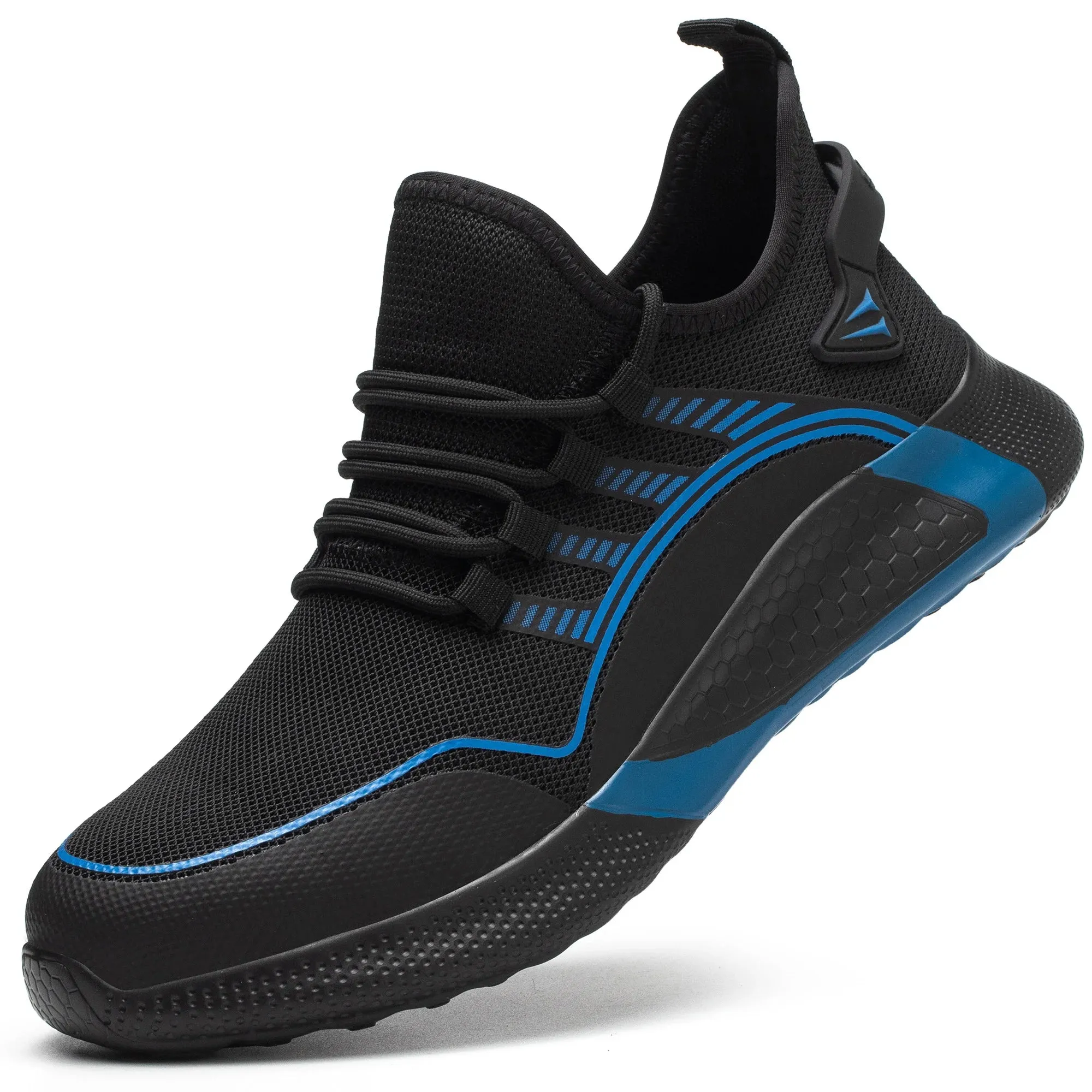 Lightweight Work Safety Shoes for Men - Breathable Sports Safety Boots