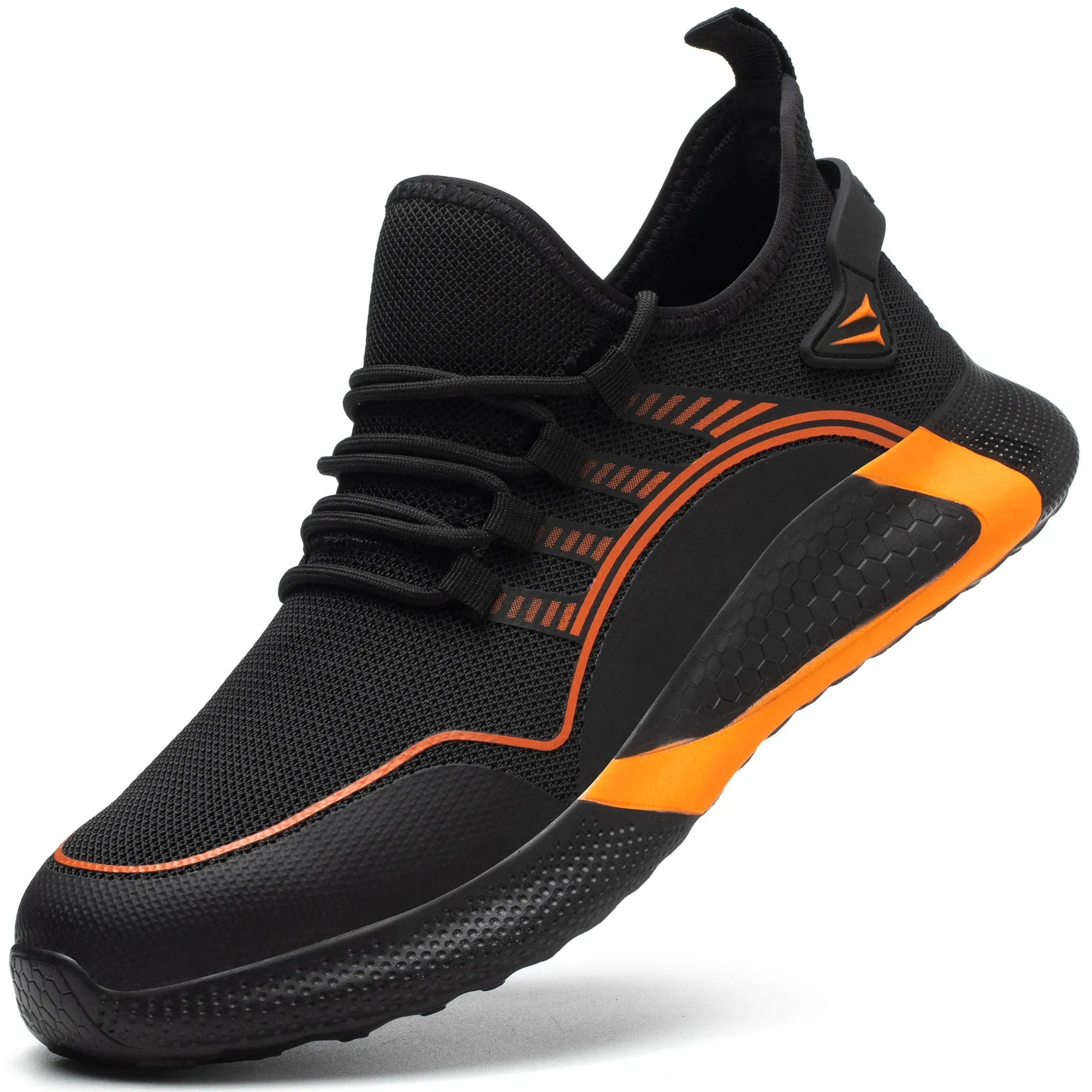 Lightweight Work Safety Shoes for Men - Breathable Sports Safety Boots