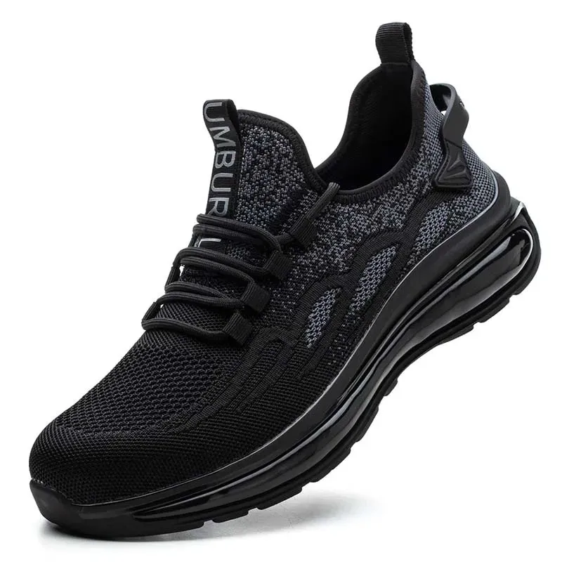 Lightweight Work Safety Shoes for Men - Breathable Sports Safety Boots