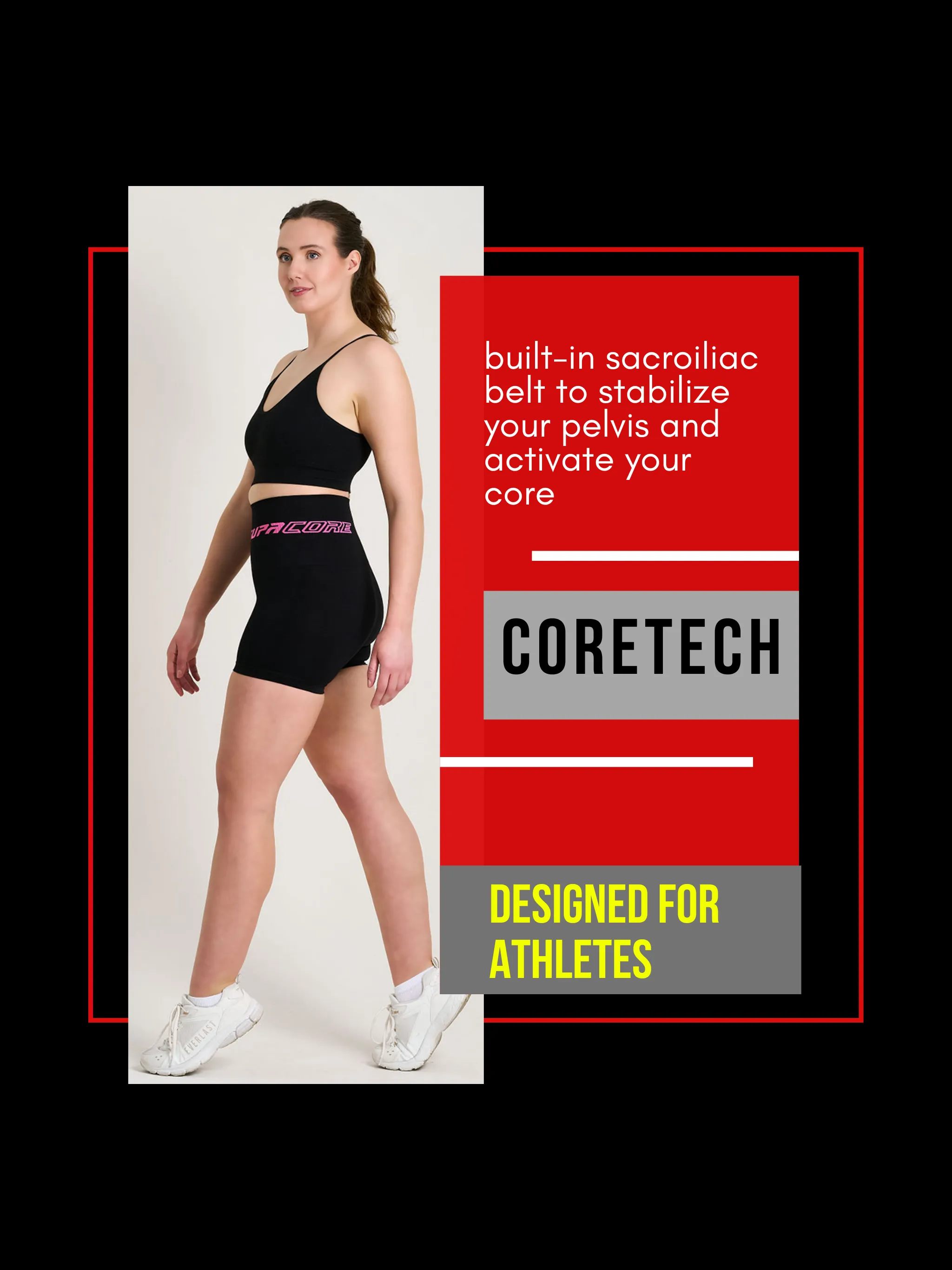 Liz CORETECH® Compression Shorts for Netballers