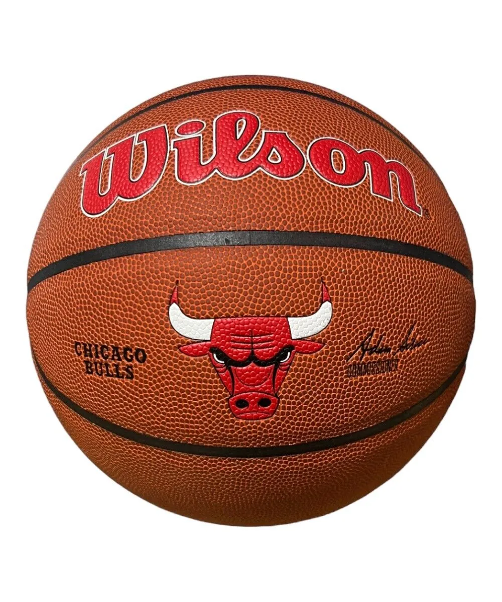 Lonzo Ball Signed Wilson Indoor/Outdoor Basketball Chicago Bulls FAN 41081
