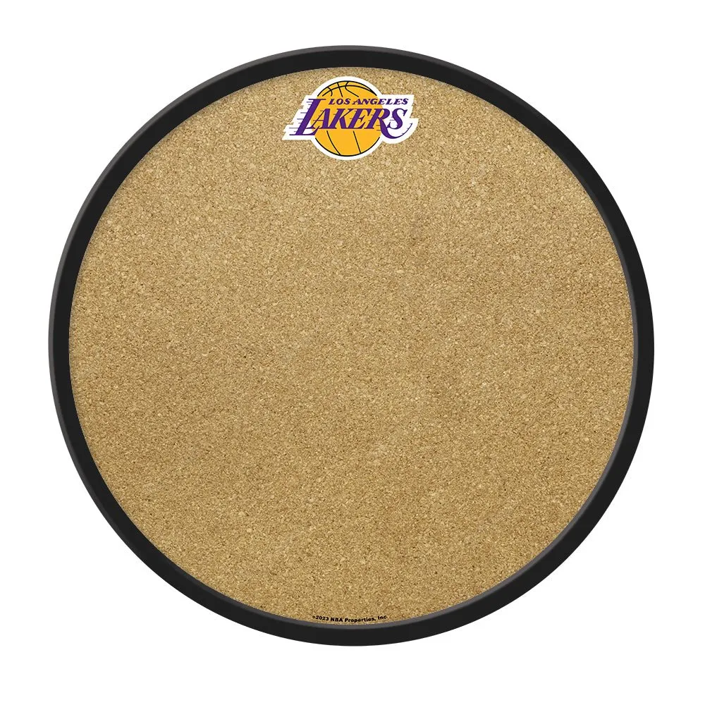 Los Angeles Lakers: Modern Disc Cork Board