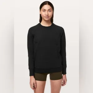 Lululemon Women’s Black Scuba Crew Size 10