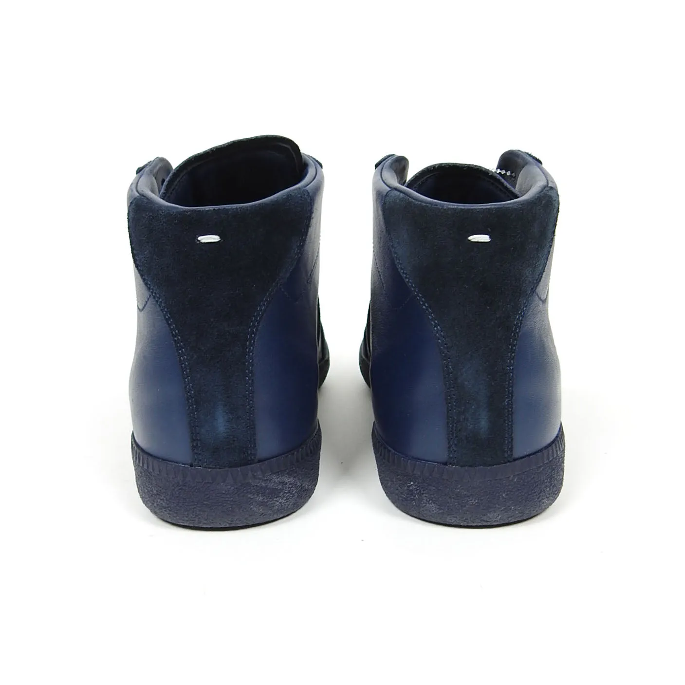 Maison Margiela Navy High Top GAT Sneakers Size 43