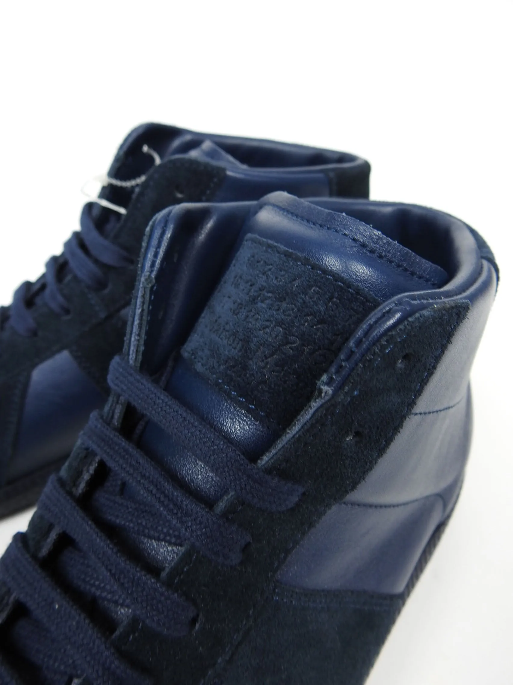 Maison Margiela Navy High Top GAT Sneakers Size 43