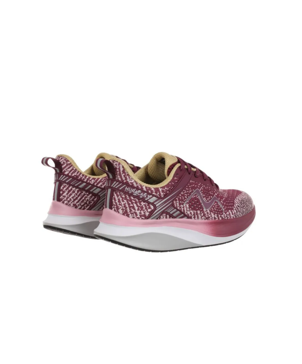 MBT Huracan 3 Lace Up Berry Womens Sneakers