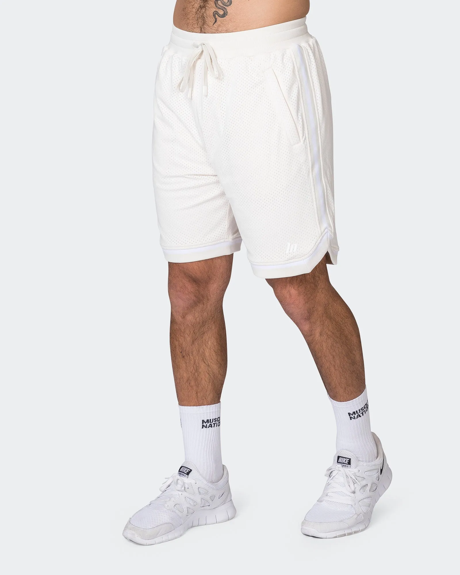 Mens 8'' Basketball Shorts - Travertine