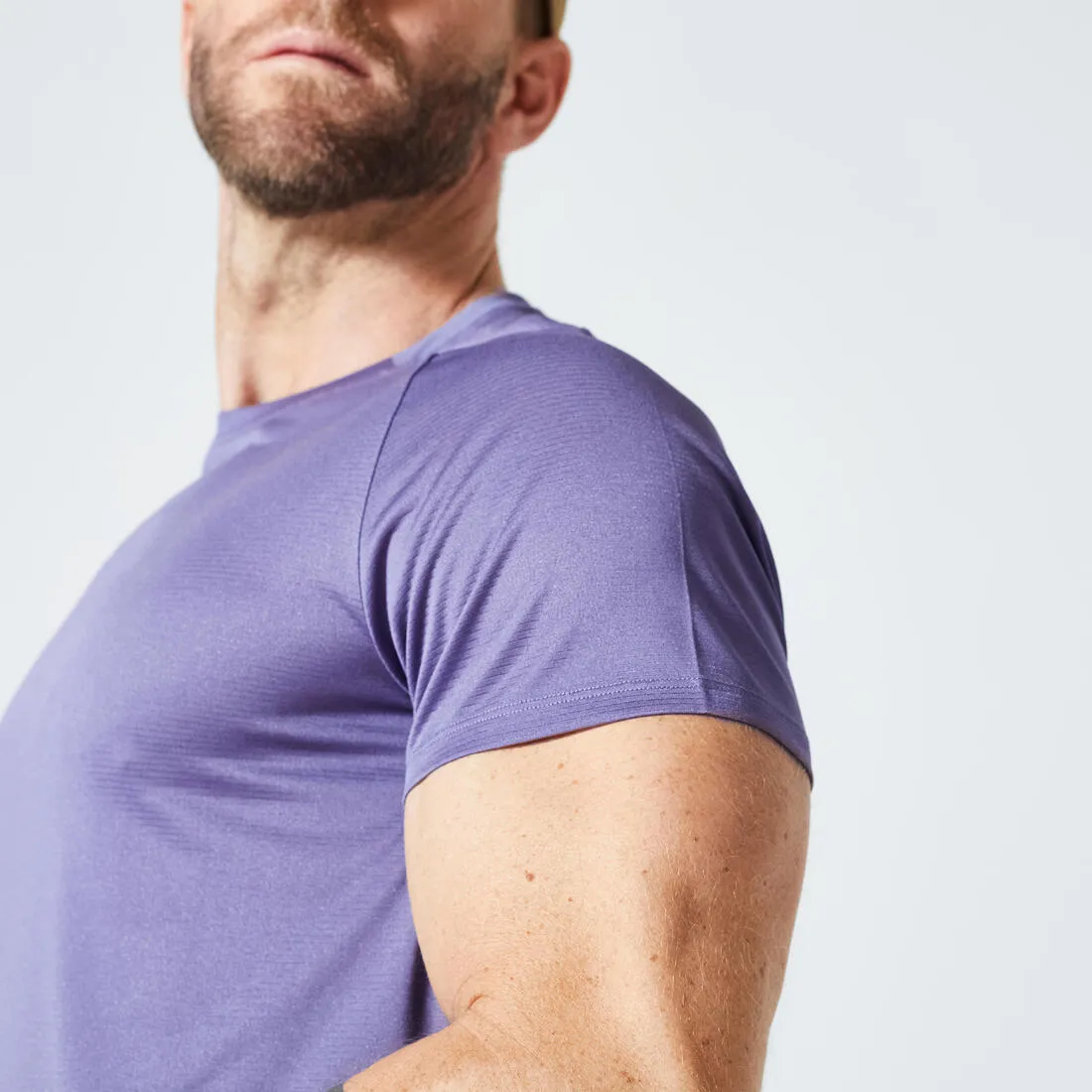 Men's Fitness Breathable Regular-Fit Crew Neck T-Shirt