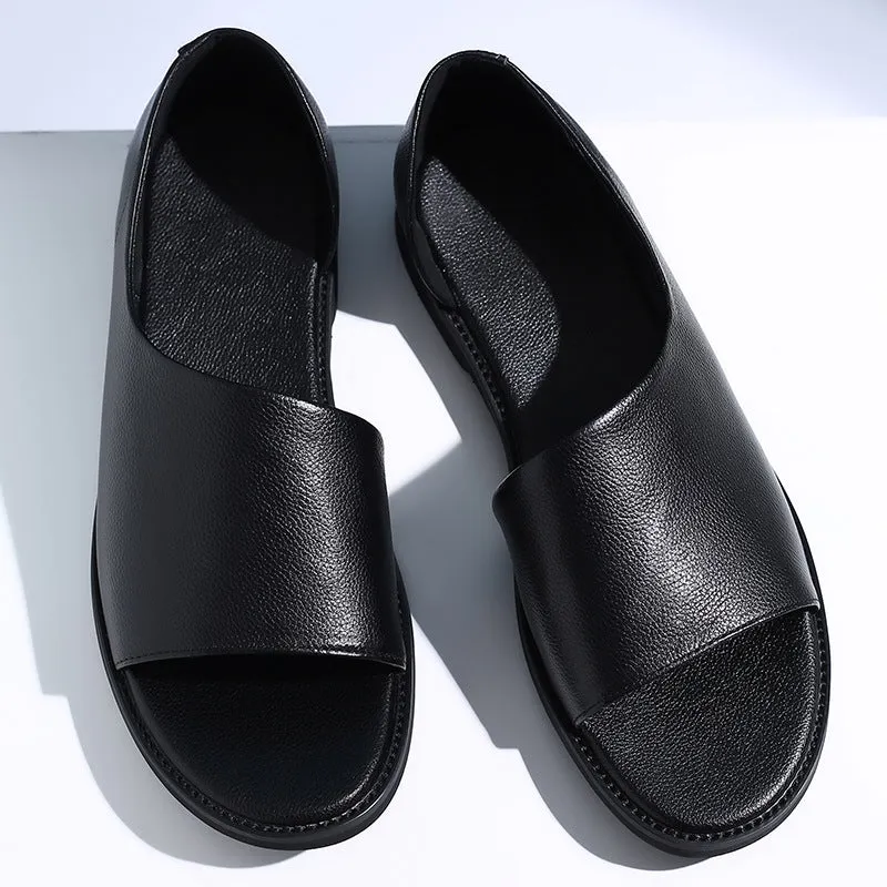 Men's Outdoor Wear Leather Sandals