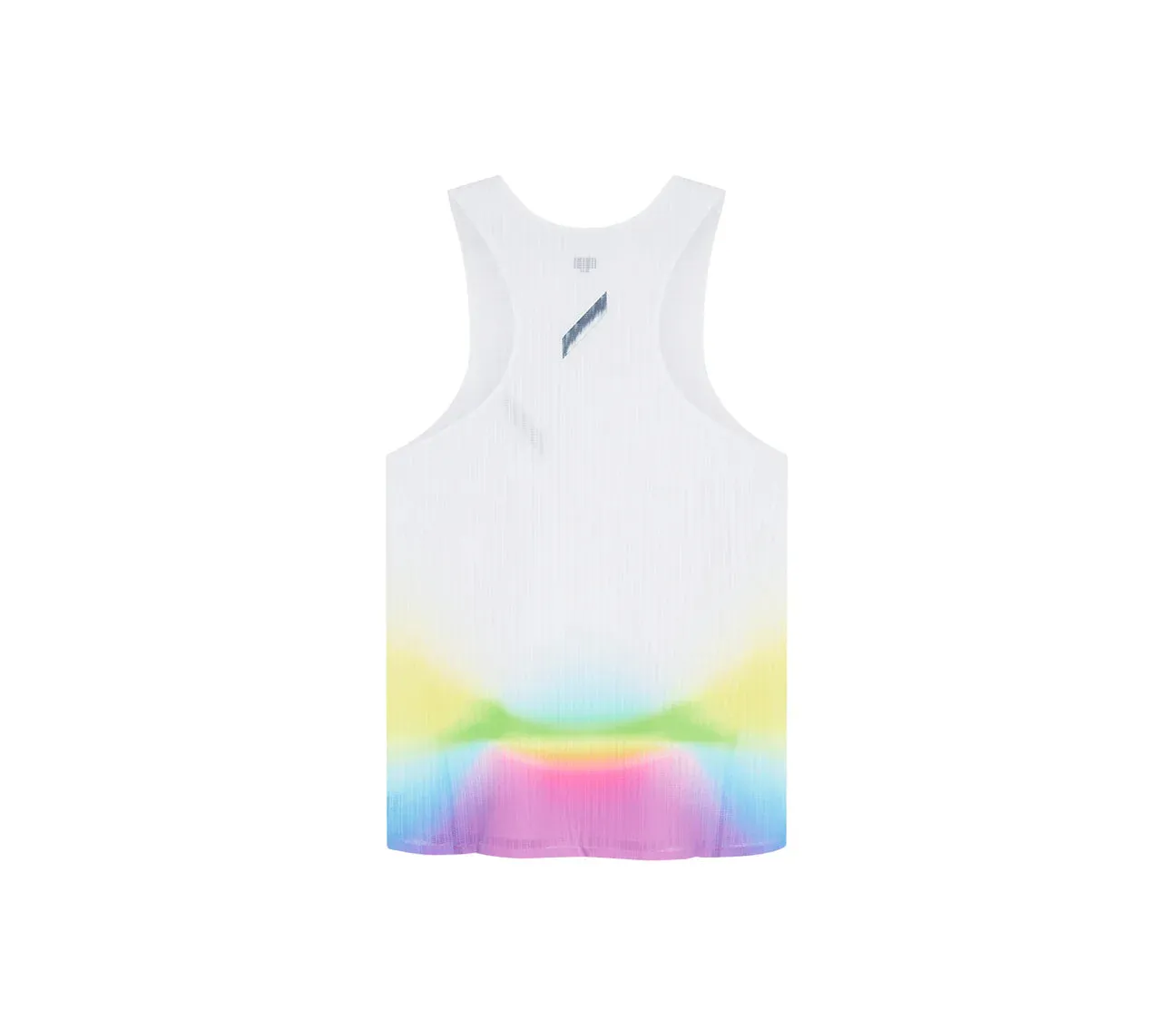 Men's Race Vest | White/Summer Rainbow