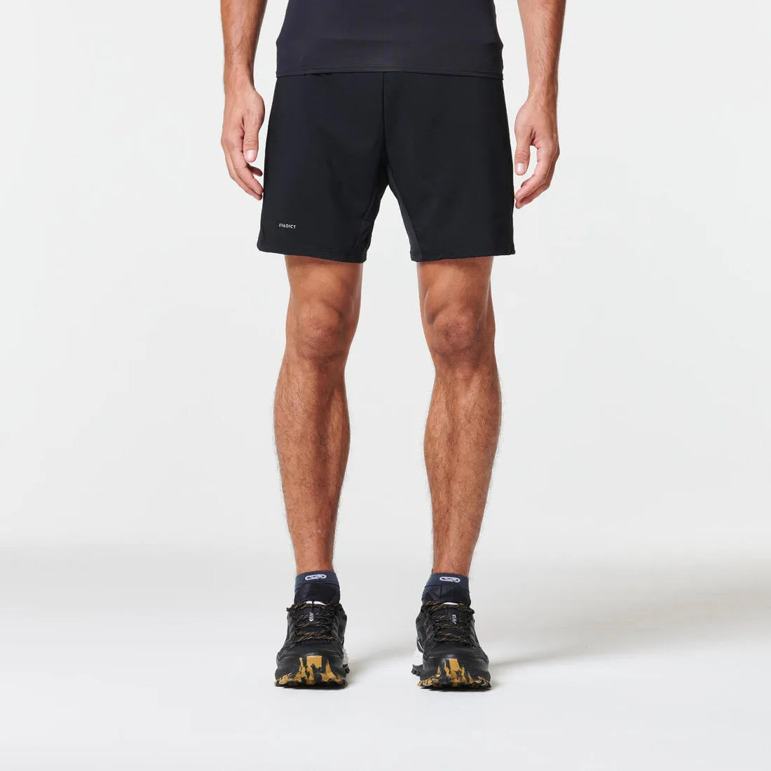Men's Trail Running Baggy Shorts - Black