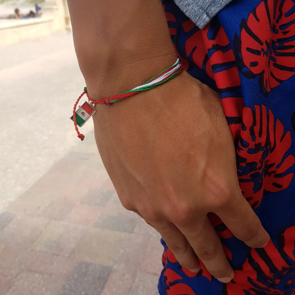 Mexican Friendship Bracelet Mexico Flag Style