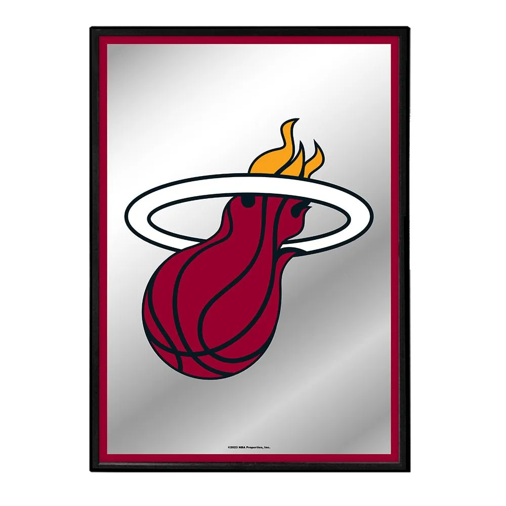 Miami Heat: Framed Mirrored Wall Sign