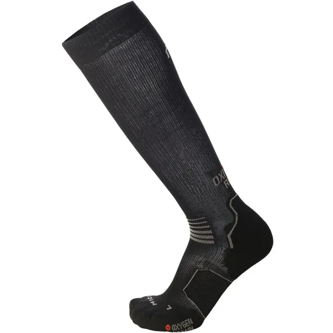 Mico Long Running Sock Black Grey