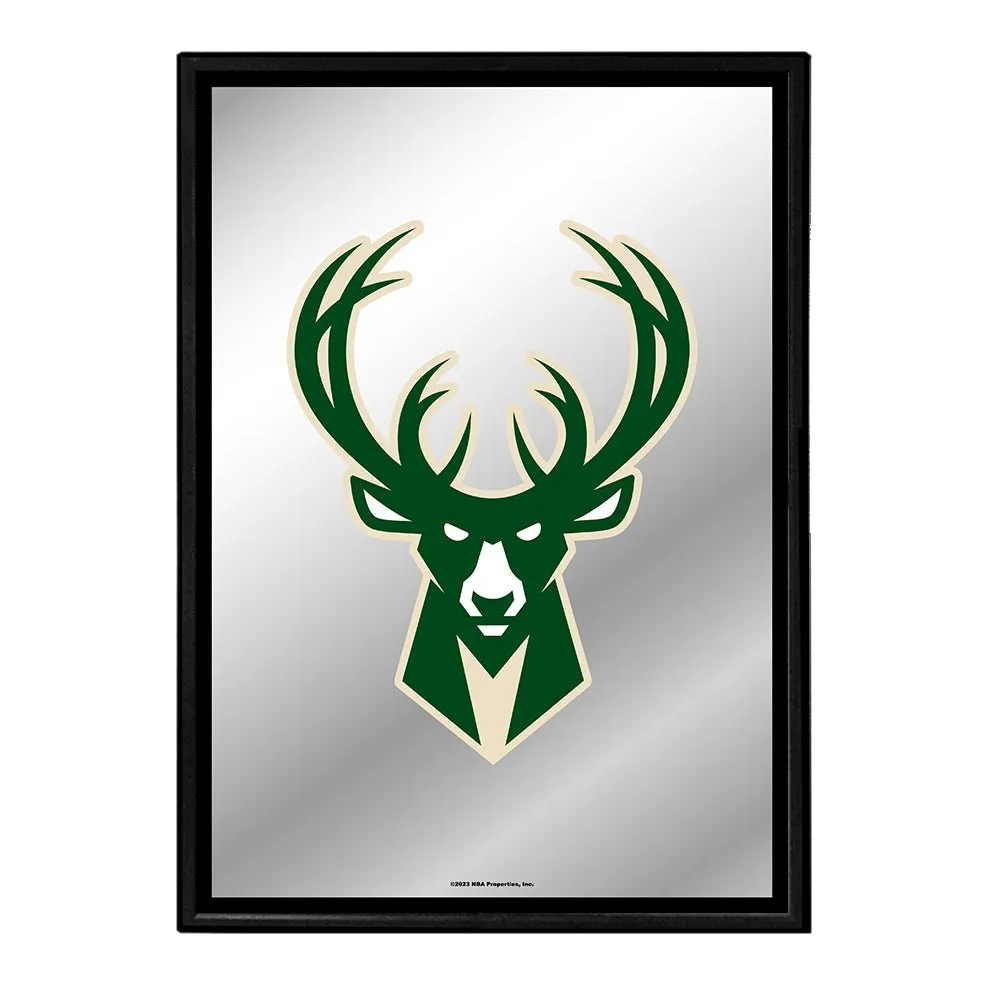Milwaukee Bucks: Framed Mirrored Wall Sign