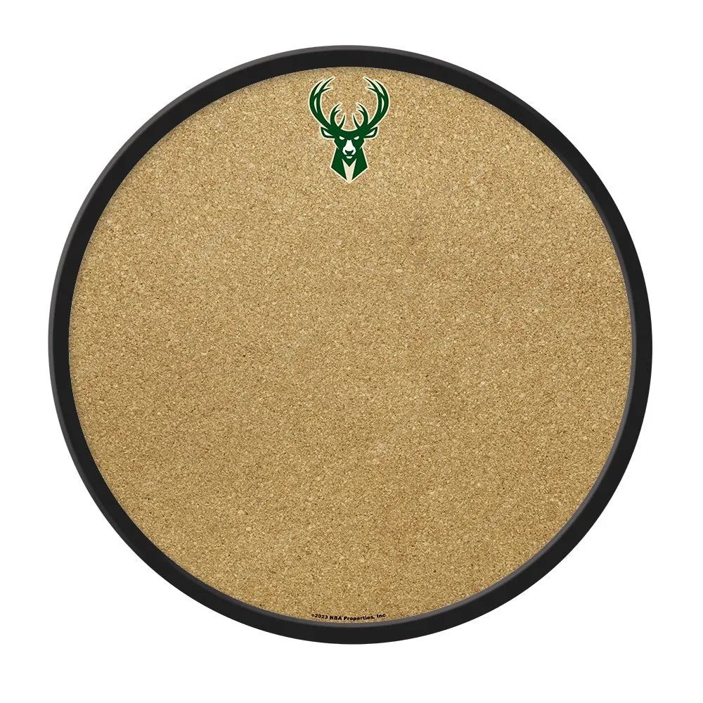 Milwaukee Bucks: Modern Disc Cork Board