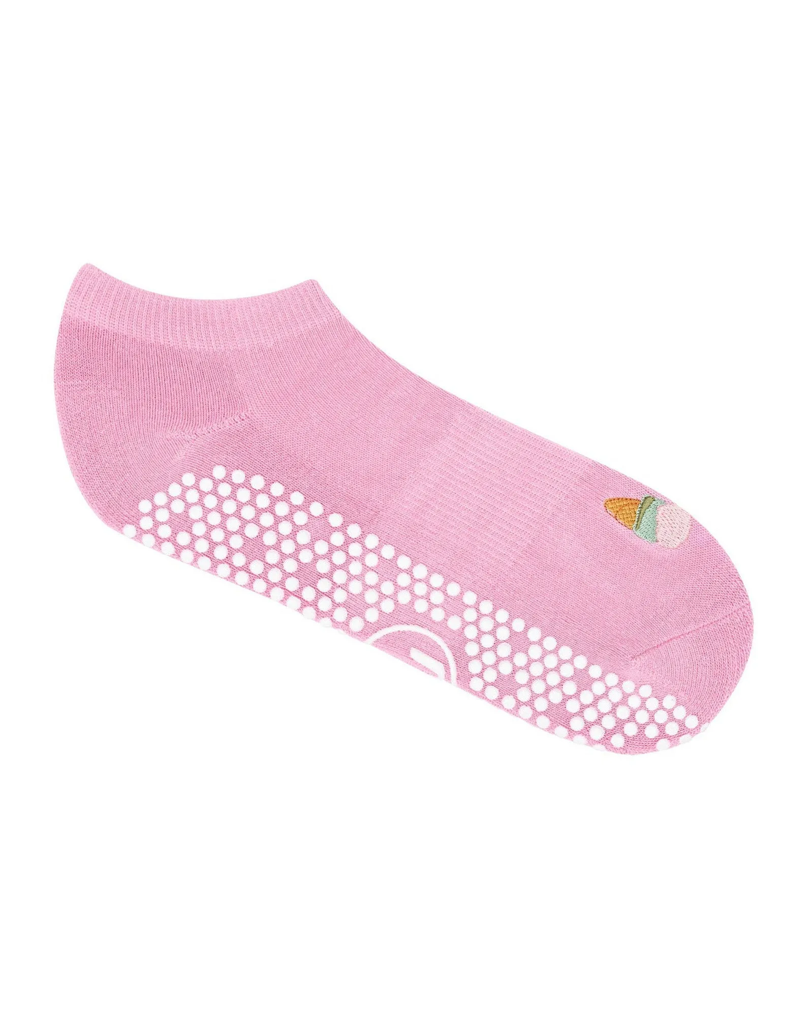 Move Active Classic Low Rise Grip Socks - Pink Gelato