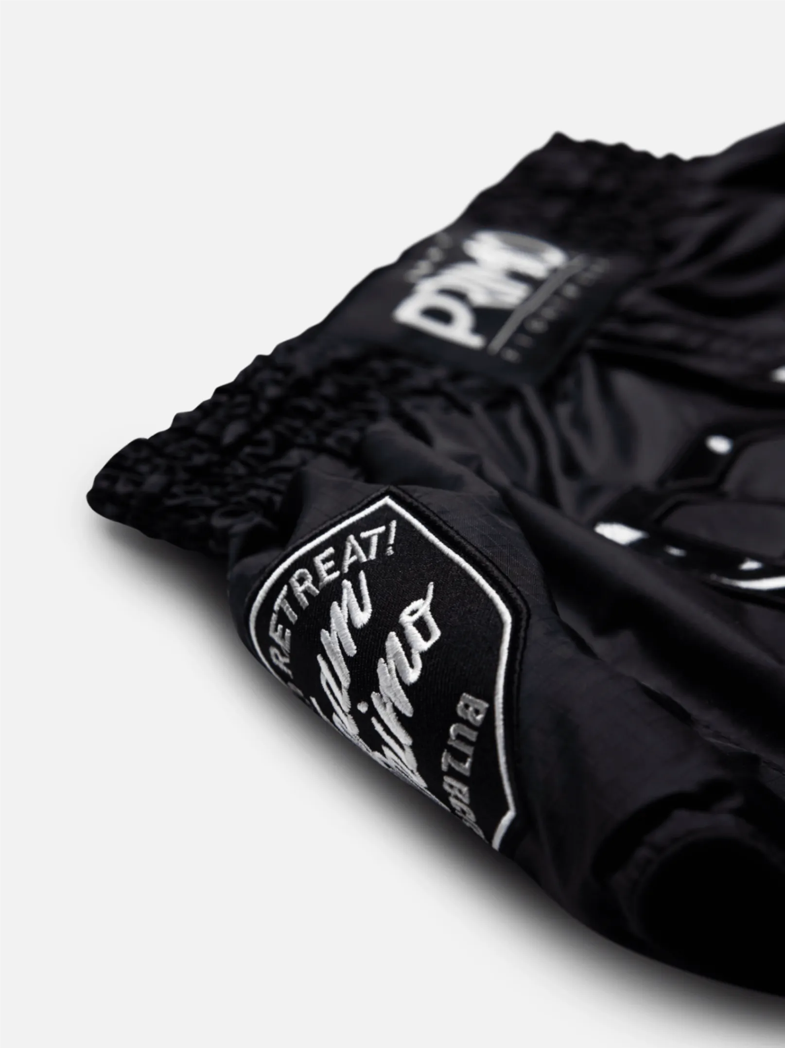 Muay Thai Shorts - Super Nylon - Black Panther II