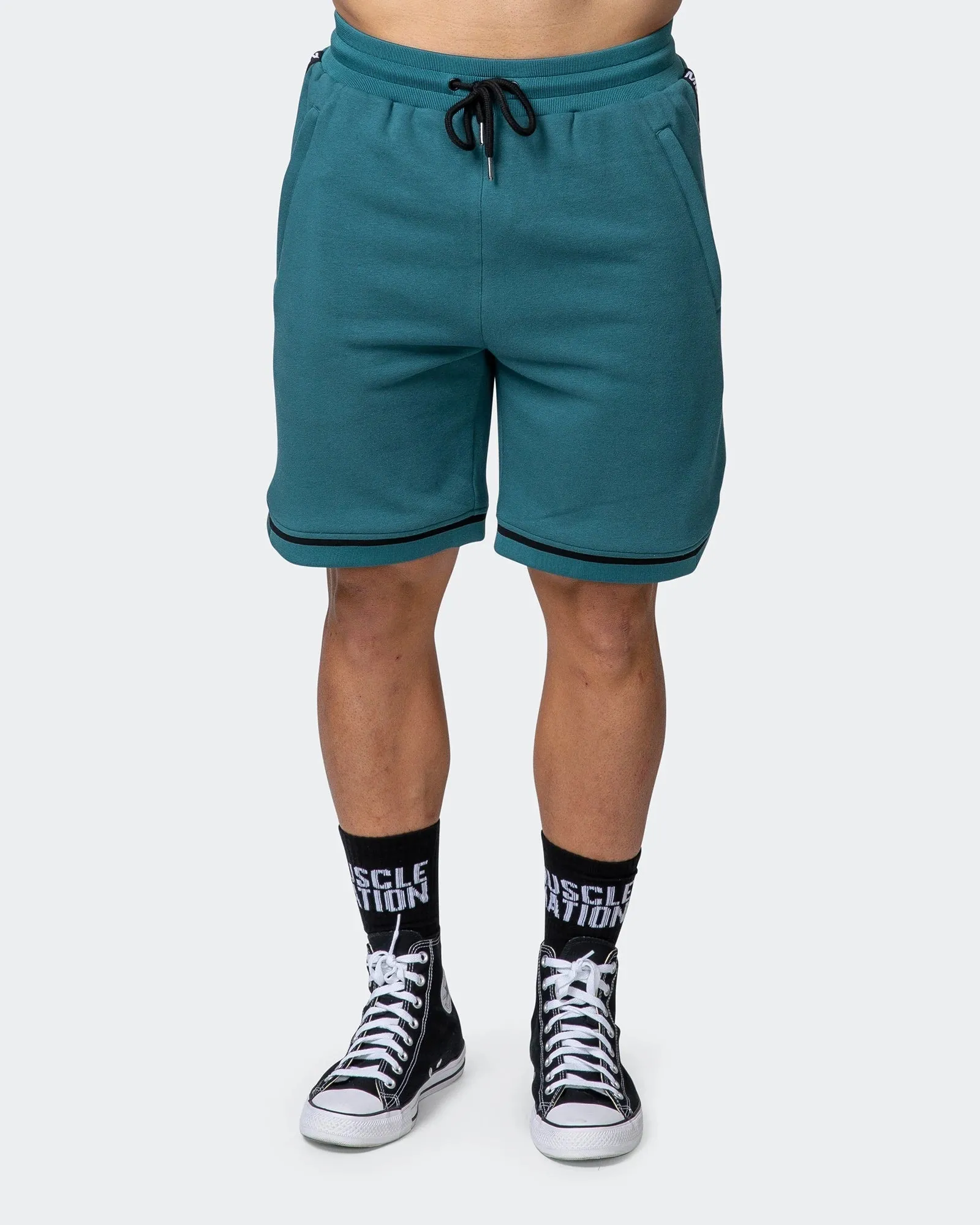 MVP 8" BASKETBALL SHORTS Deep Teal