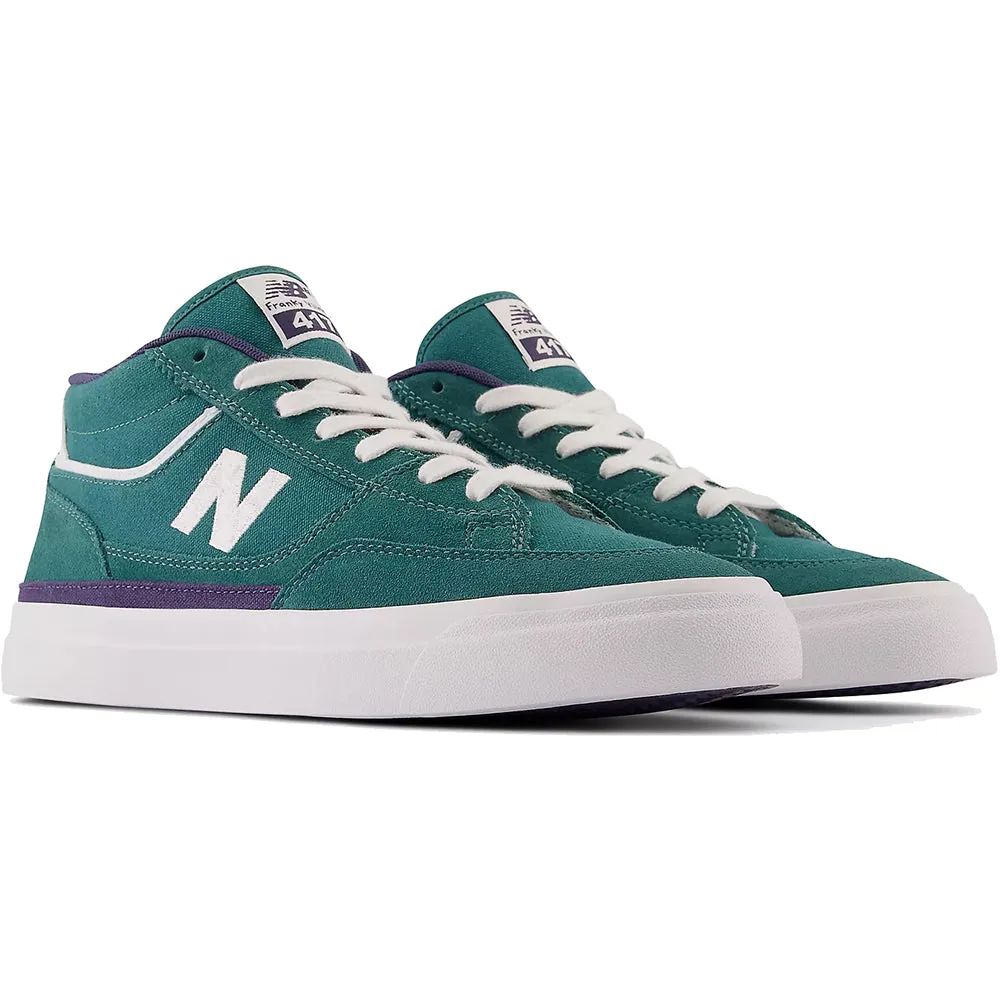 New Balance Numeric Franky Villani 417 Shoes Vintage Teal/White