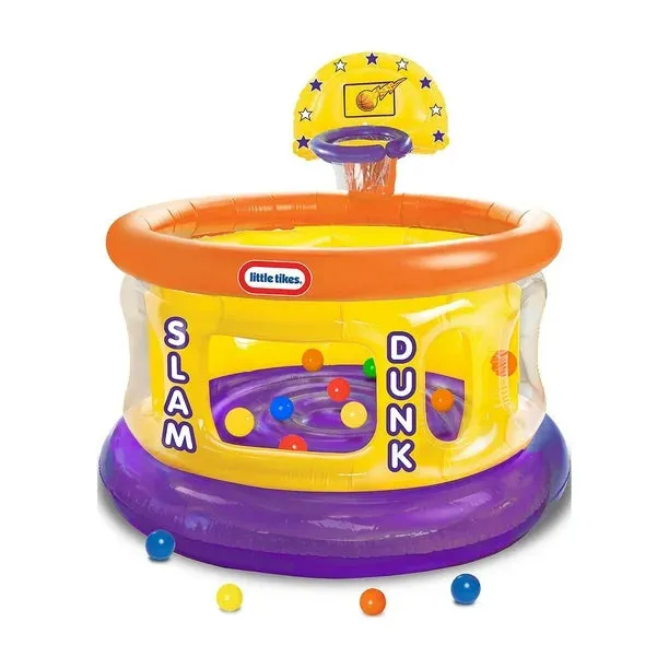 New in box! Little Tikes Slam Dunk Big Ball Pit Ages 3-6 Years, includes basketball & 20 soft air filled balls!