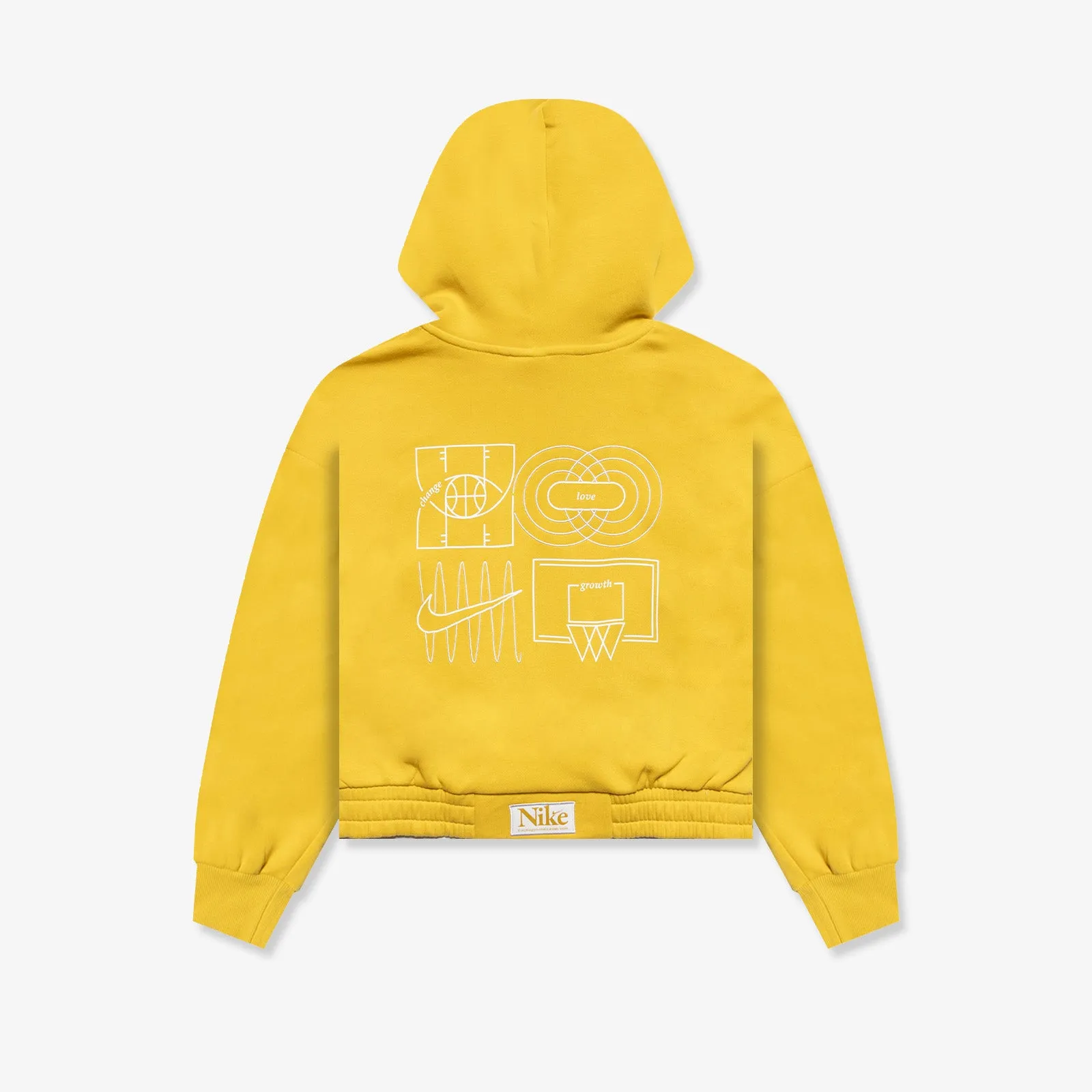 Nike Culture of Basketball Youth Fleece Hoodie - Yellow