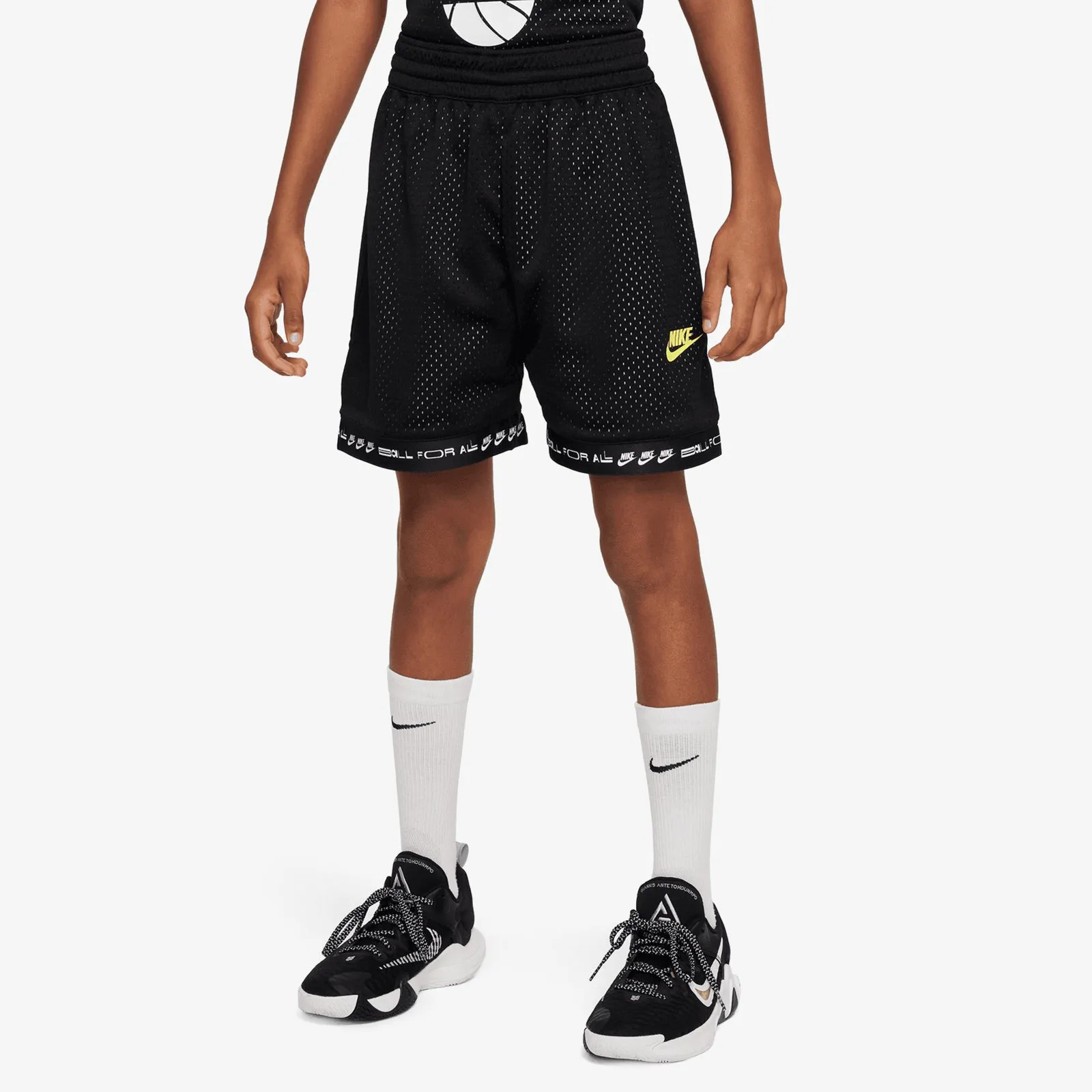 Nike Culture of Basketball Youth Reversible Shorts - Black