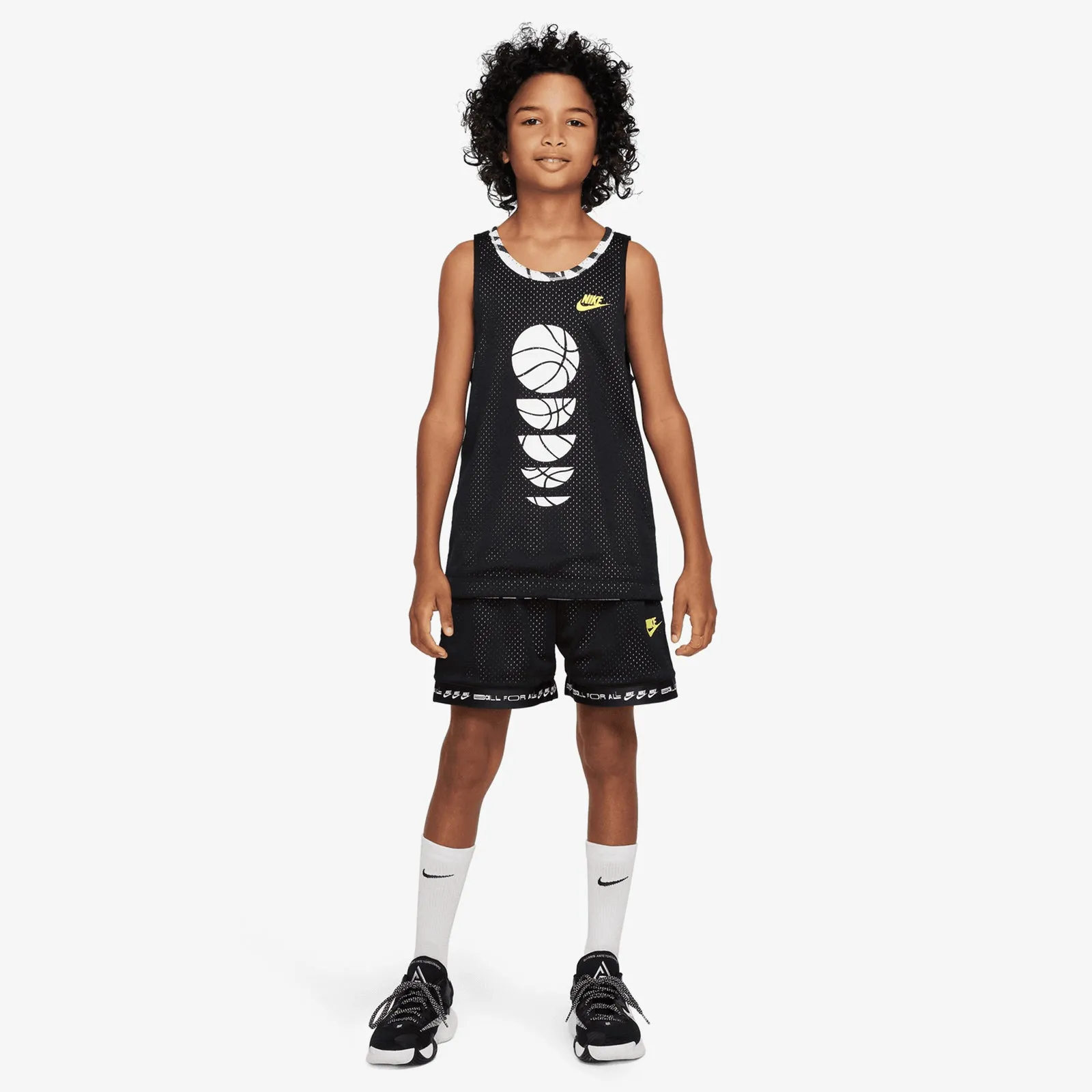 Nike Culture of Basketball Youth Reversible Shorts - Black