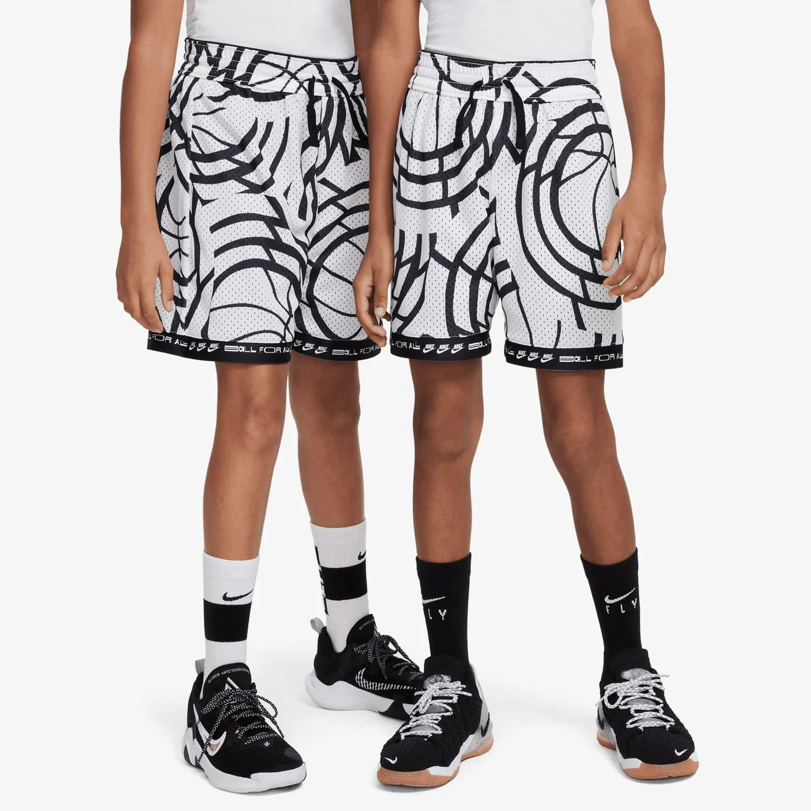 Nike Culture of Basketball Youth Reversible Shorts - Black