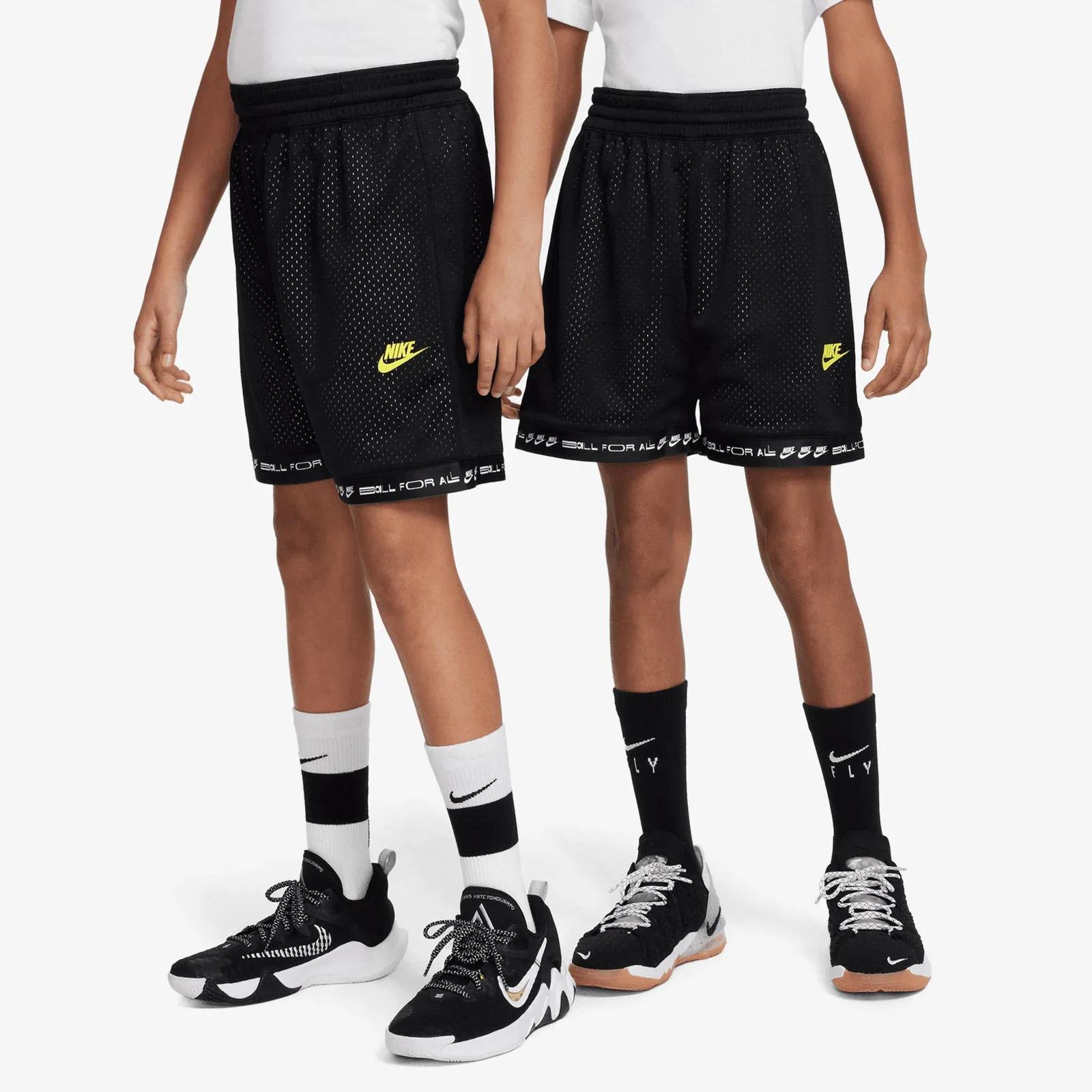 Nike Culture of Basketball Youth Reversible Shorts - Black