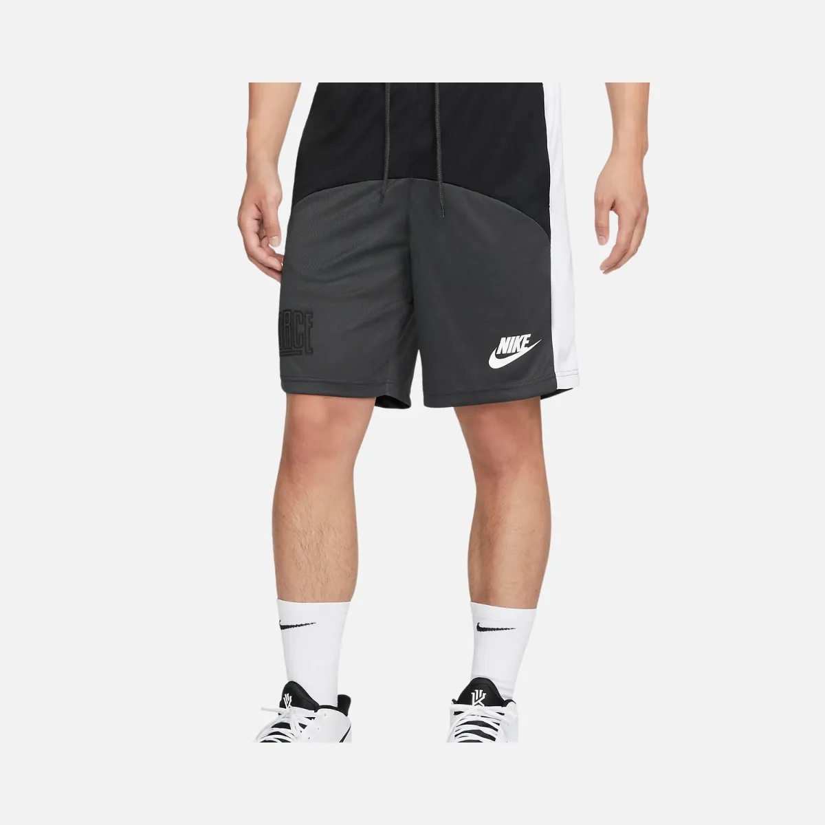 Nike Dri-Fit Starting 5 Men's Basketball Shorts - Black/Dark Smoke Grey/White/White