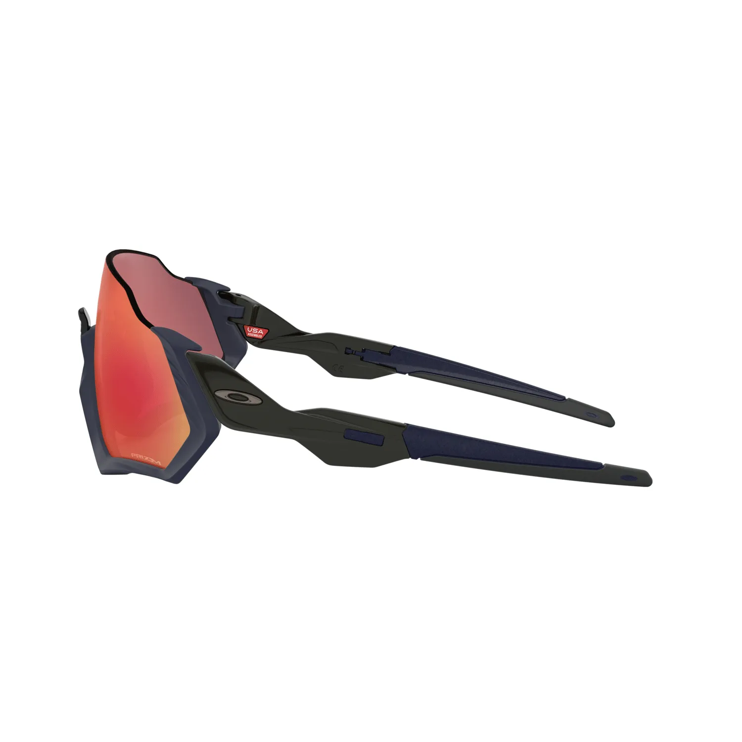 Oakley - Flight Jacket Sunglasses - Matte Navy/Prizm Torch Trail SALE