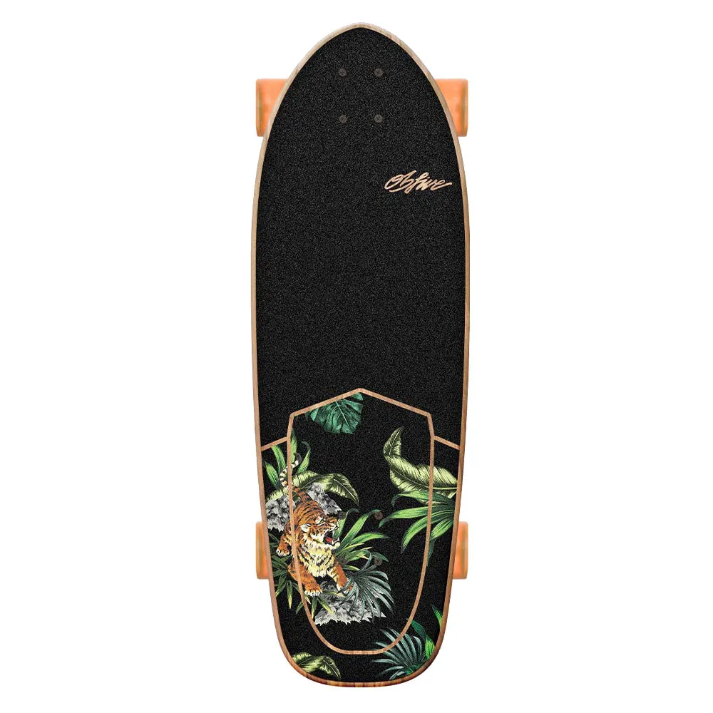 OBfive Surf Skate 31" - Psyched Tiger