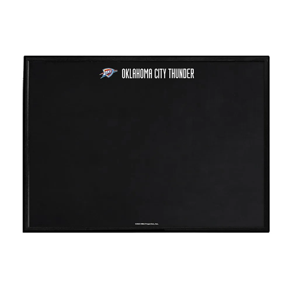 Oklahoma City Thunder: Framed Chalkboard
