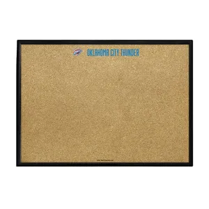 Oklahoma City Thunder: Framed Corkboard
